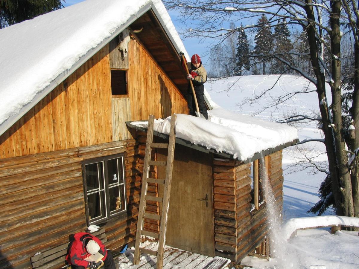 Srub Na Svahu Sjezdovky V Radvanicich Radvanice  Exterior foto