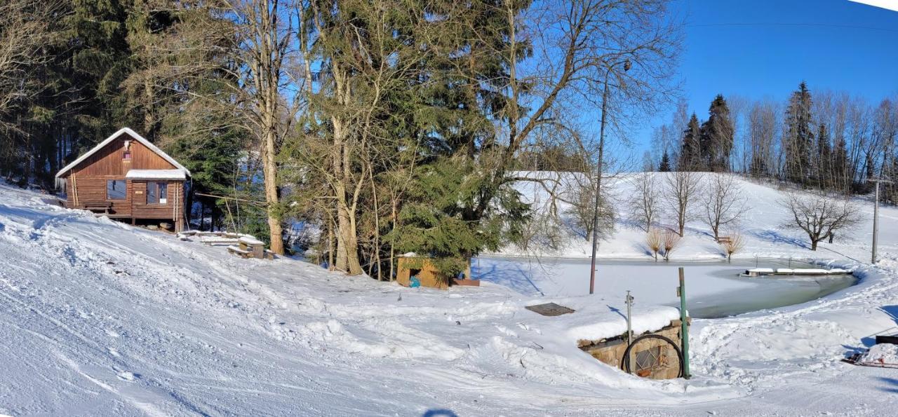 Srub Na Svahu Sjezdovky V Radvanicich Villa Radvanice  Exterior foto