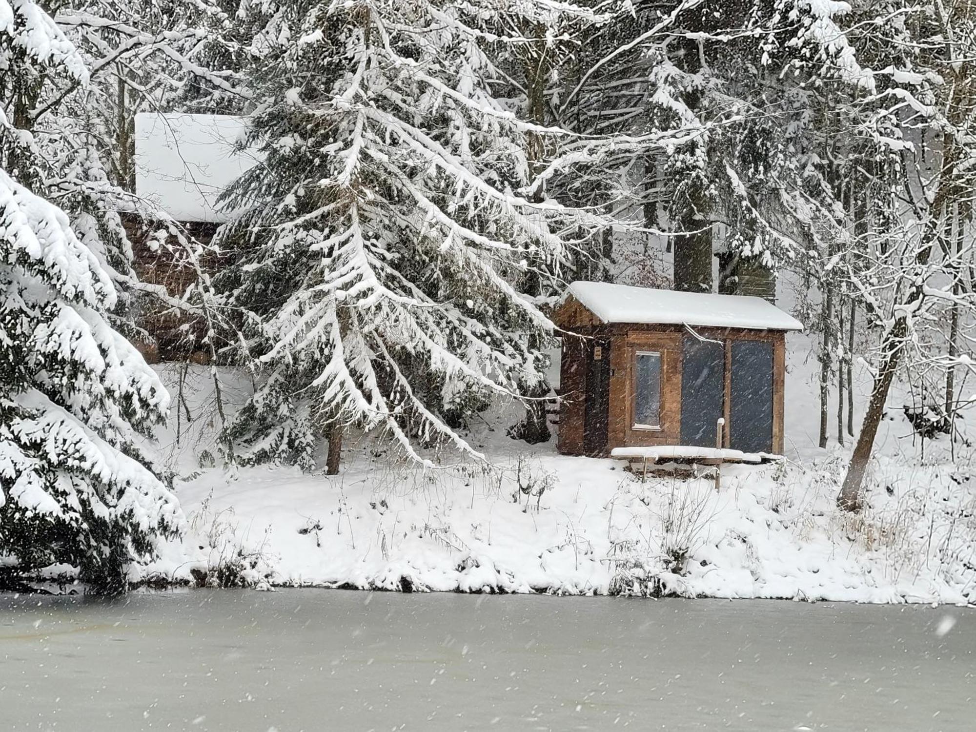 Srub Na Svahu Sjezdovky V Radvanicich Radvanice  Exterior foto