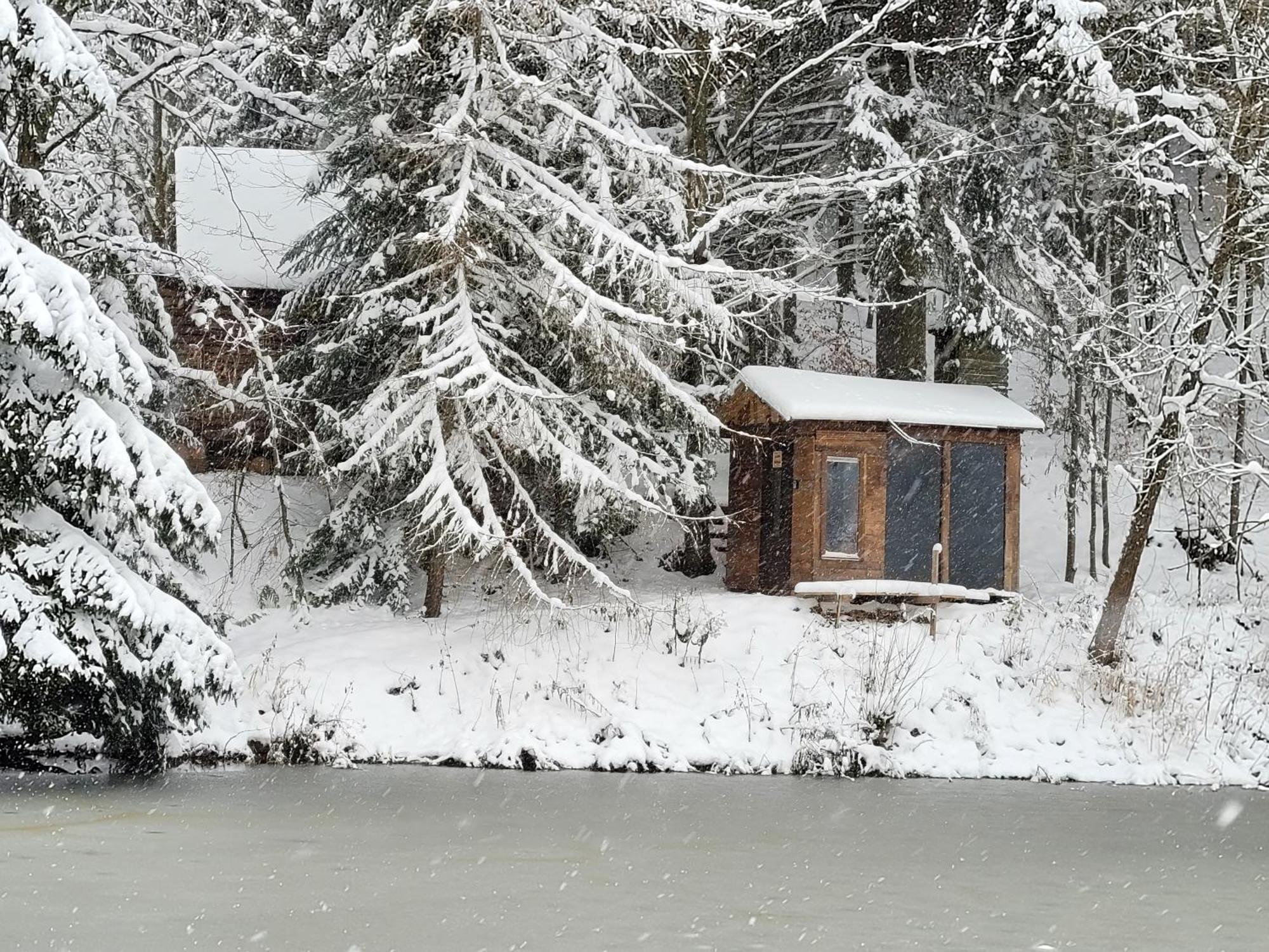 Srub Na Svahu Sjezdovky V Radvanicich Villa Radvanice  Exterior foto